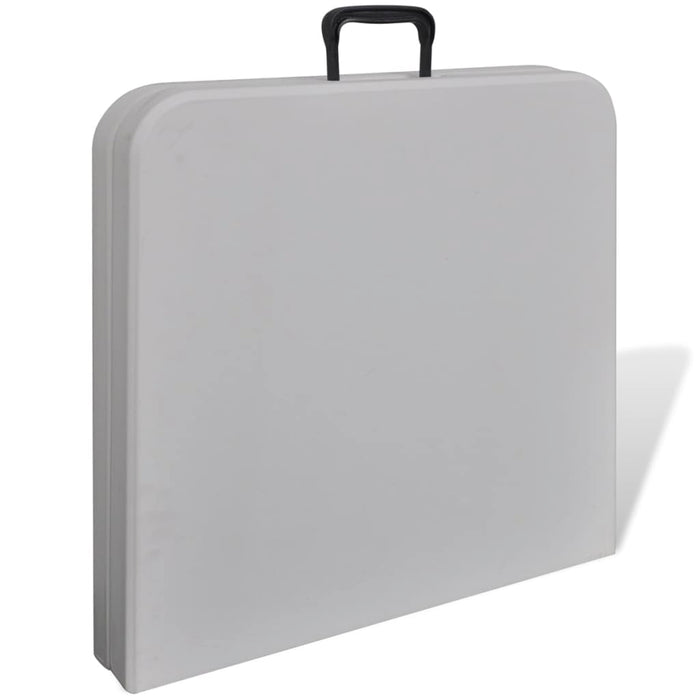 Masă grădină pliabilă HDPE 122 cm Alb - WALTI WALTI