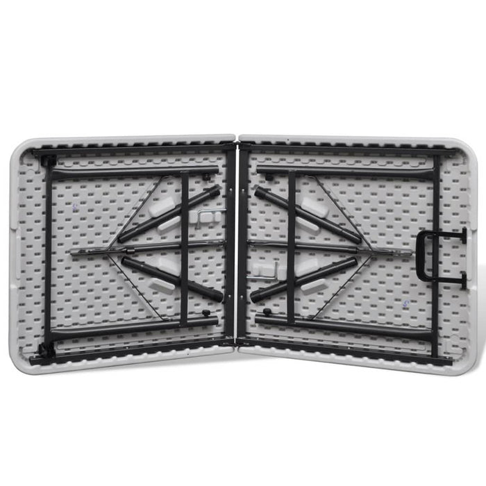 Masă grădină pliabilă HDPE 122 cm Alb - WALTI WALTI