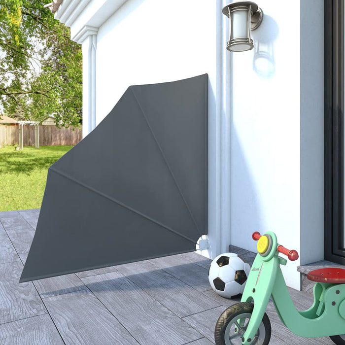 Copertină laterală pliabilă de balcon, gri, 140x140 cm - WALTI WALTI