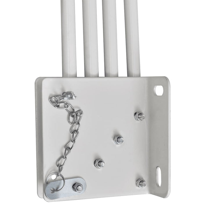 Copertină laterală pliabilă de balcon, cărămiziu, 140x140 cm - WALTI WALTI