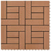Plăci pentru Deck 11 pcs Maro 30 x 30 cm Lemn compozit - WALTI WALTI
