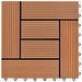 Plăci pentru Deck 11 pcs Maro 30 x 30 cm Lemn compozit - WALTI WALTI