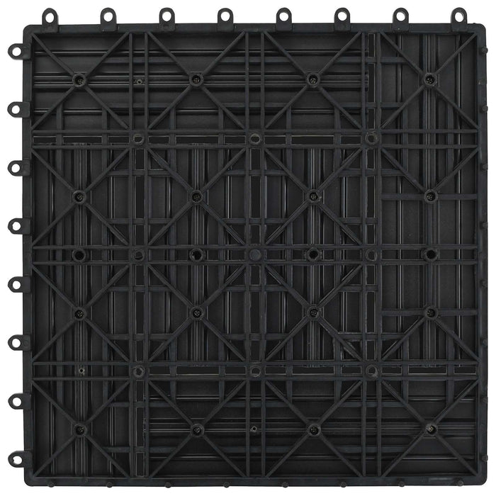 Plăci pentru Deck 11 pcs Gri 30 x 30 cm Lemn compozit - WALTI WALTI