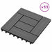Plăci pentru Deck 11 pcs Gri 30 x 30 cm Lemn compozit - WALTI WALTI