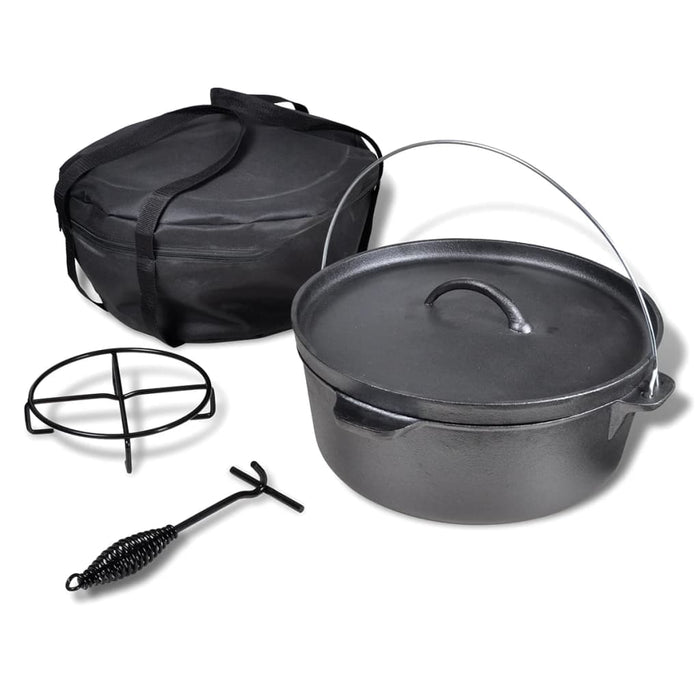 Cratiță din fontă cu accesorii 11,3 L - WALTI WALTI