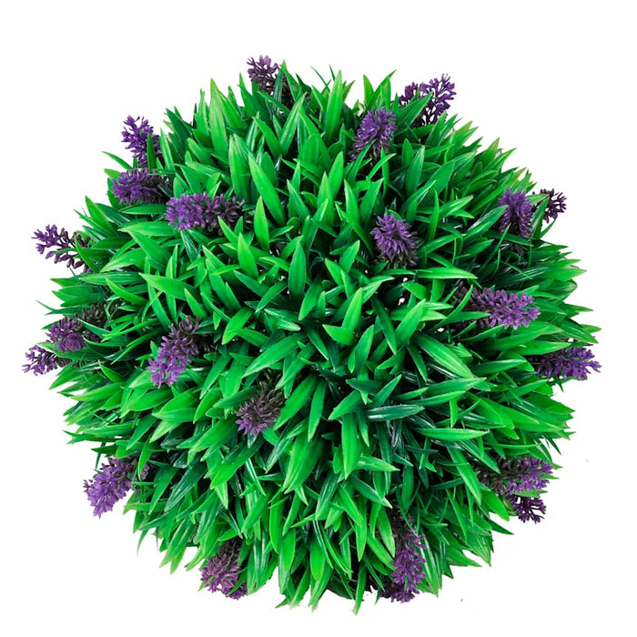 Set de 2 arbuști ornamentali artificiali, bilă cu lavandă, 30 cm - WALTI WALTI