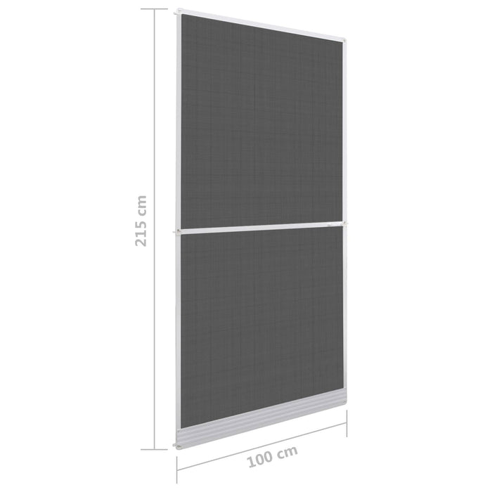 Ecran pentru Insecte cu Hinge Manual Alb și negru 100 x 215 cm - WALTI WALTI