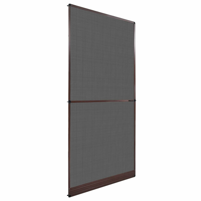 Ecran pentru Insecte cu Hinge Manual Maro și negru 100 x 215 cm - WALTI WALTI