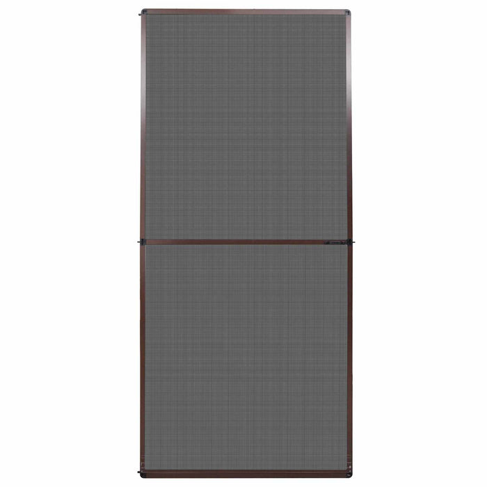 Ecran pentru Insecte cu Hinge Manual Maro și negru 100 x 215 cm - WALTI WALTI