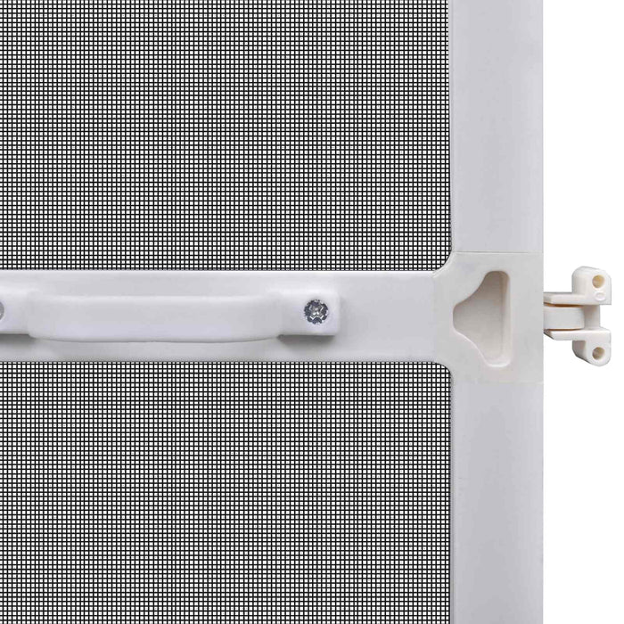 Ecran pentru Insecte cu Hinge Manual Alb și negru 120 x 240 cm WALTI
