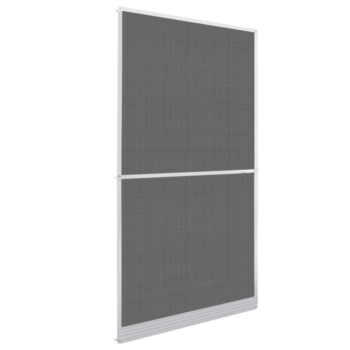 Ecran pentru Insecte cu Hinge Manual Alb și negru 120 x 240 cm WALTI