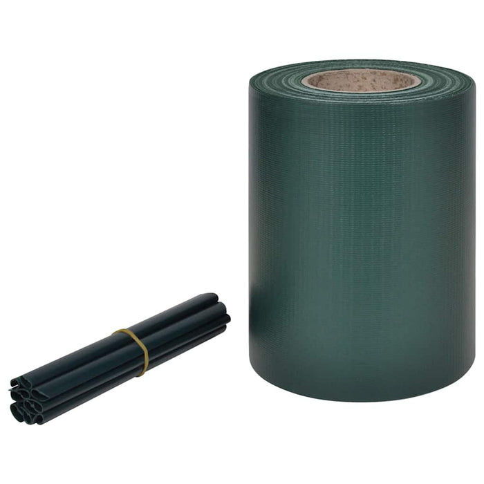 Panou de intimitate grădină, verde, 70 x 0,19 m, PVC - WALTI WALTI
