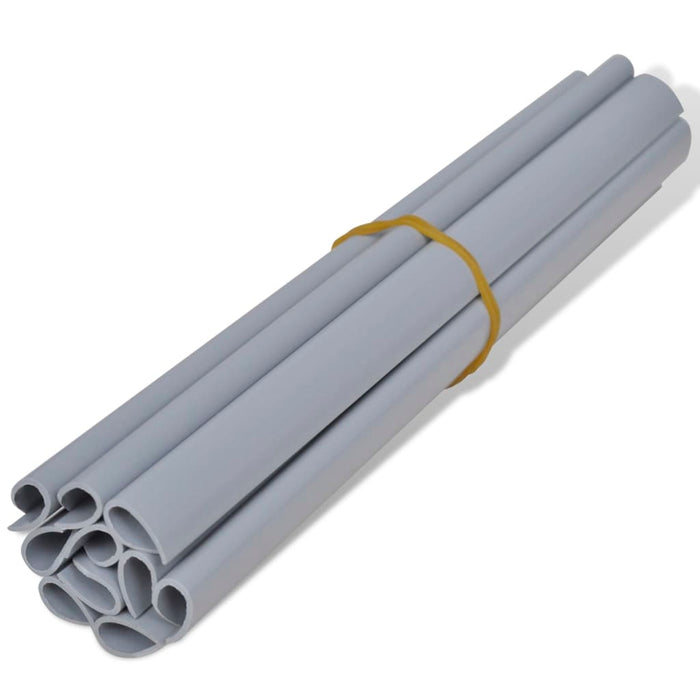 Panou de intimitate grădină, gri deschis, 70 x 0,19 m, PVC - WALTI WALTI