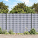 Panou de intimitate grădină, gri deschis, 70 x 0,19 m, PVC - WALTI WALTI