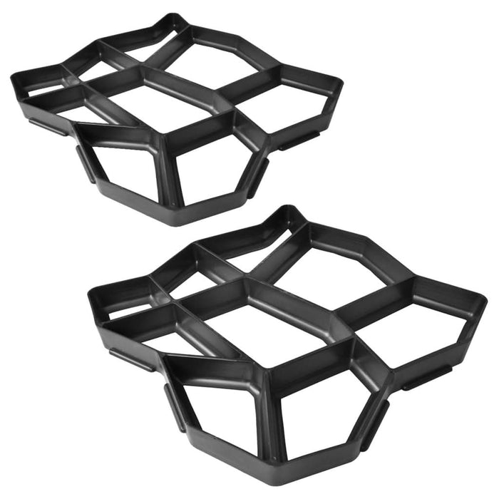 Set 2 matrițe de pavaj pentru gradină, 42 x 42 x 4 cm - WALTI WALTI