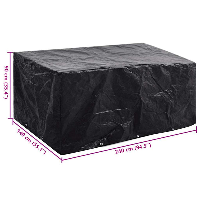 Husă mobilier grădină, 8 ocheți, 240x140x90 cm - WALTI WALTI