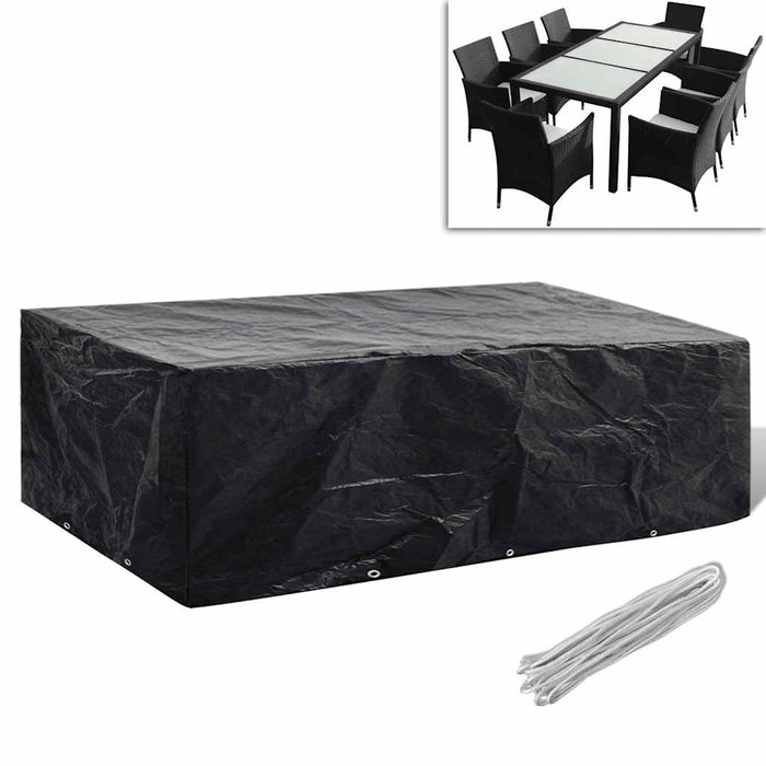Husă mobilier grădină, 8 ocheți, 300x140x90 cm - WALTI WALTI