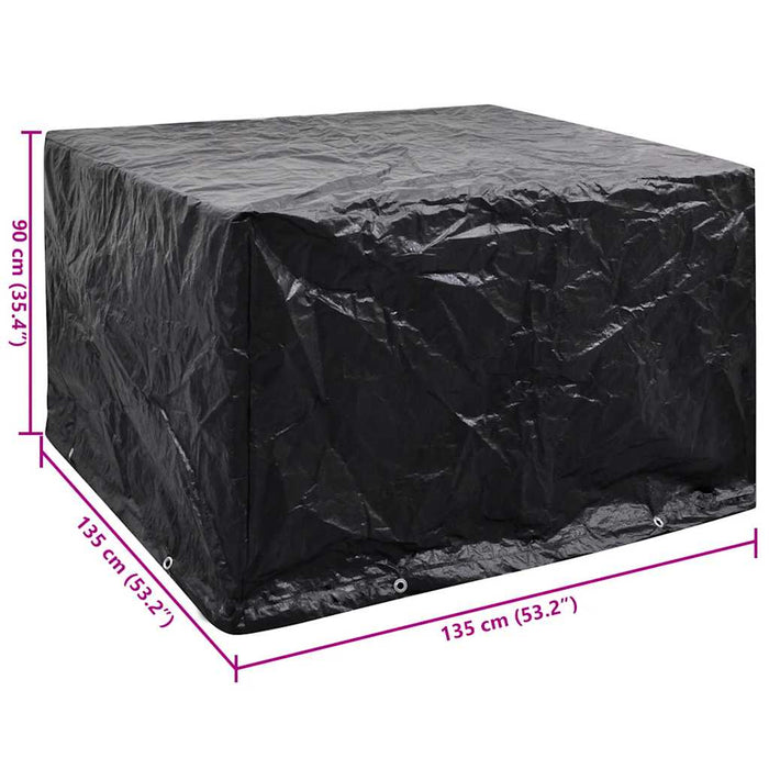 Husă mobilier grădină, 8 ocheți,135x135x90 cm - WALTI WALTI
