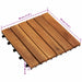 Plăci pentru Deck 10 pcs Maro 30 x 30 cm Lemn de Acacia - WALTI WALTI