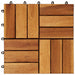 Plăci pentru Deck 10 pcs Maro 30 x 30 cm Lemn de Acacia - WALTI WALTI