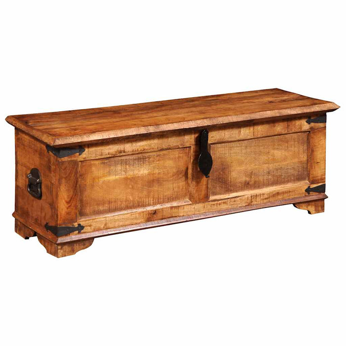 Cufăr de depozitare din lemn de mango nefinisat - WALTI WALTI