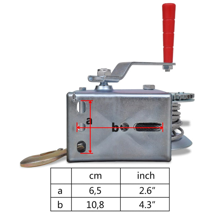 Troliu manual, 540 kg - WALTI WALTI