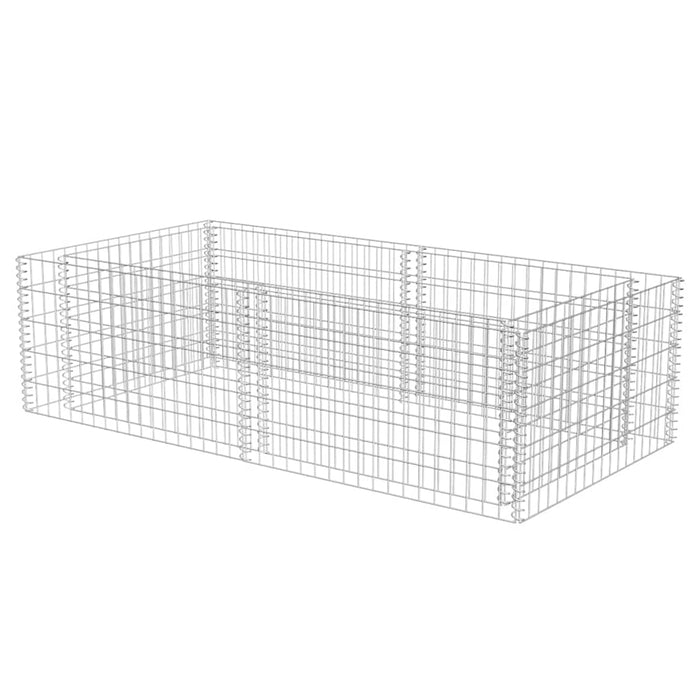Jardinieră gabion, 180 x 90 x 50 cm, oțel galvanizat WALTI