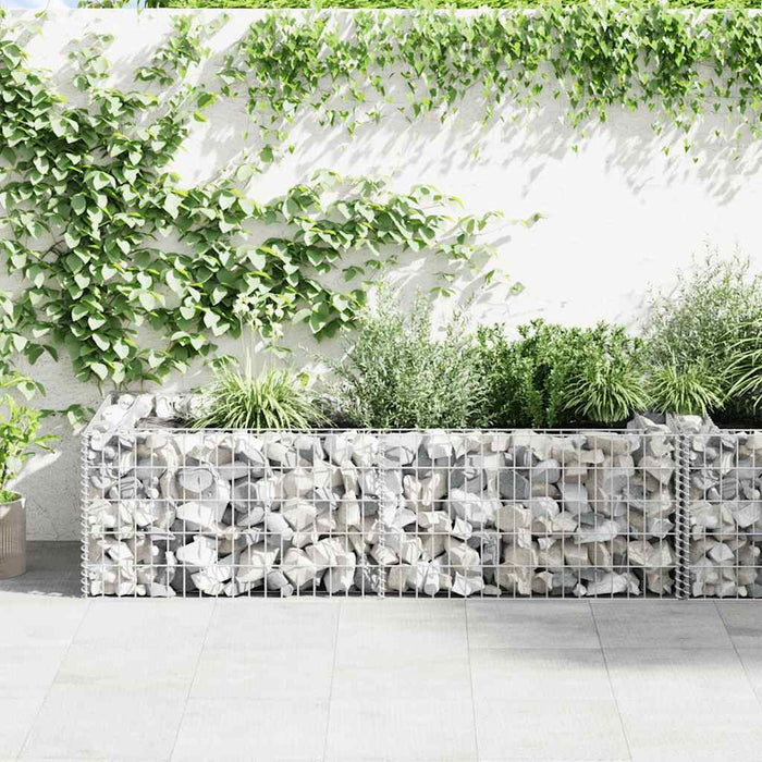 Jardinieră gabion, 180 x 90 x 50 cm, oțel galvanizat WALTI