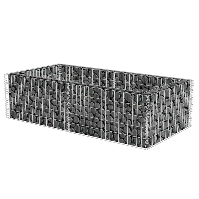 Jardinieră gabion, 180 x 90 x 50 cm, oțel galvanizat WALTI