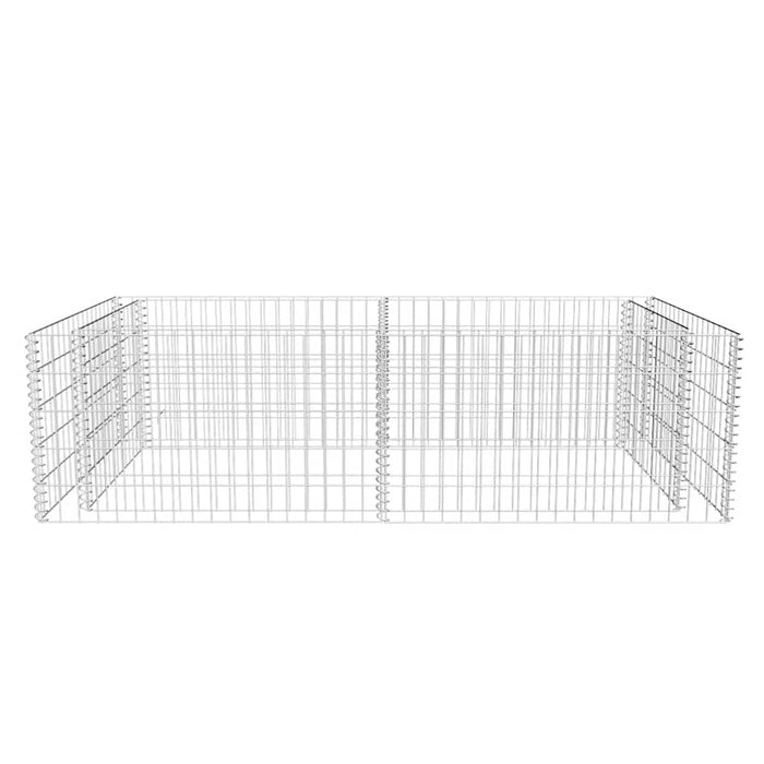 Jardinieră gabion, 180 x 90 x 50 cm, oțel galvanizat WALTI