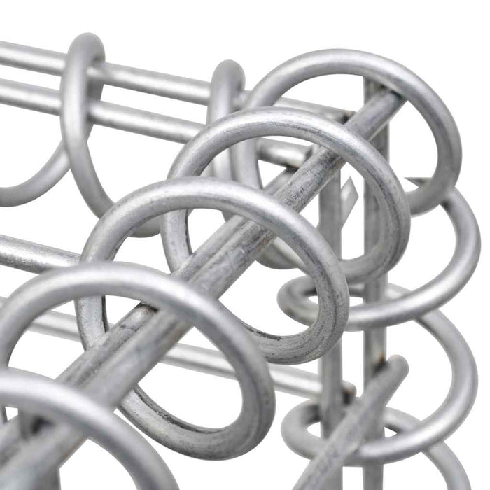 Jardinieră gabion, 180 x 90 x 50 cm, oțel galvanizat WALTI