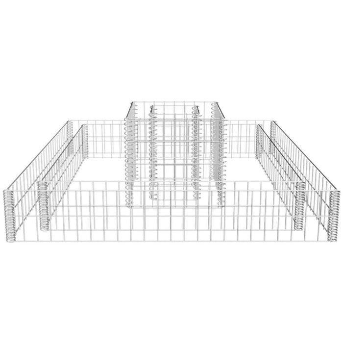 Jardinieră gabion, 120 x 120 x 20 cm, oțel galvanizat - WALTI WALTI