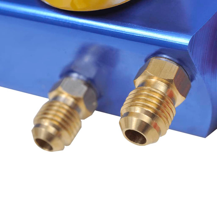 141656 Set manometru cu 4 căi, în trusă de scule - WALTI WALTI