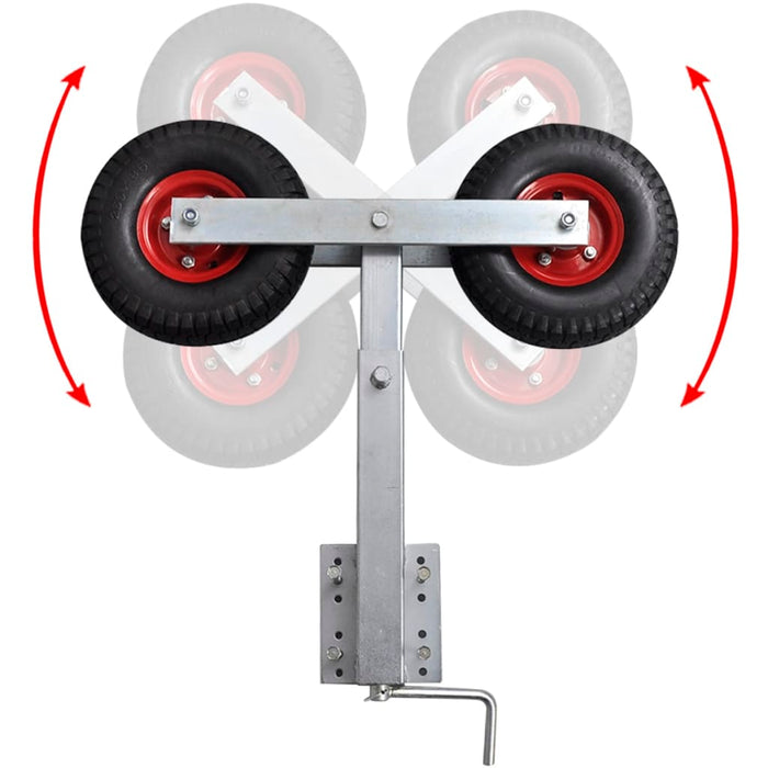 Set suport remorcă pentru barcă cu roți duble 2 buc. 59 - 84 cm - WALTI WALTI