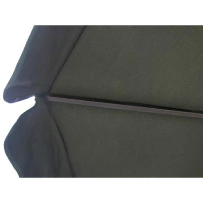 Umbrelă de soare de grădină din aluminiu, bază portabilă, verde - WALTI WALTI