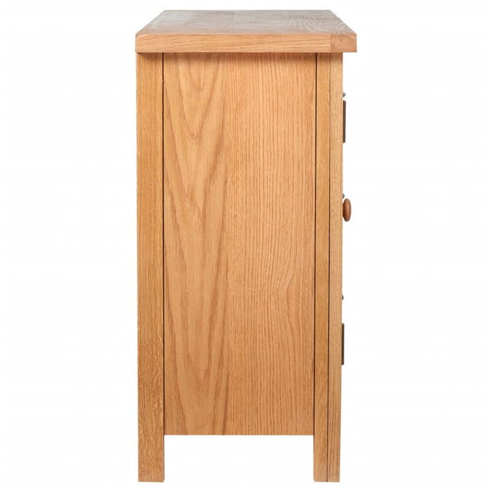 Servantă cu 3 sertare, 110 x 33,5 x 70 cm, lemn masiv de stejar - WALTI WALTI