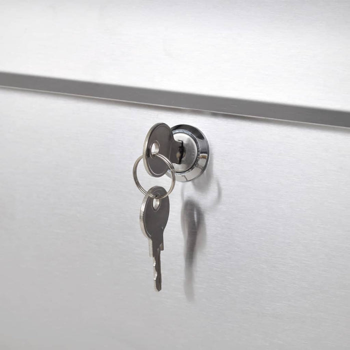 Cutie poștală pe suport din oțel inoxidabil - WALTI WALTI