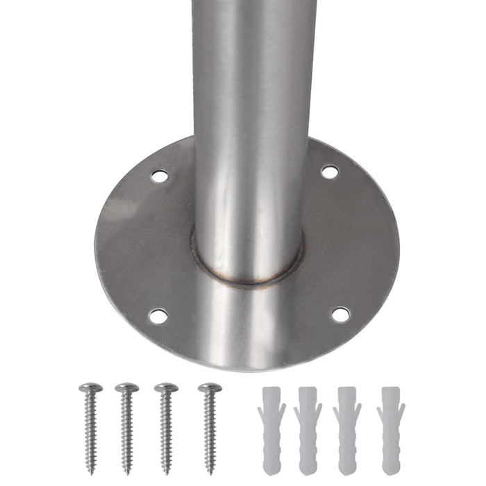 Cutie poștală dublă pe suport din oțel inoxidabil - WALTI WALTI