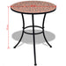 Set mobilier bistro, 3 piese, cărămiziu, plăci ceramice - WALTI WALTI