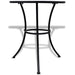 Set mobilier bistro, 3 piese, albastru/alb, plăci ceramice - WALTI WALTI