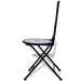 Set mobilier bistro, 3 piese, albastru/alb, plăci ceramice - WALTI WALTI