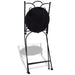 Set mobilier bistro, 3 piese, albastru/alb, plăci ceramice - WALTI WALTI