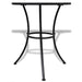 Set mobilier bistro, 3 piese, teracotă/alb, plăci ceramice - WALTI WALTI
