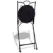Set mobilier bistro, 3 piese, teracotă/alb, plăci ceramice - WALTI WALTI
