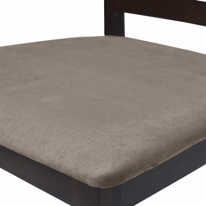 Scaune de bar, 2 buc., maro, material textil WALTI