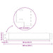 Set gard gazon plăci flexibile 20 buc. 100x14 cm oțel zincat - WALTI WALTI