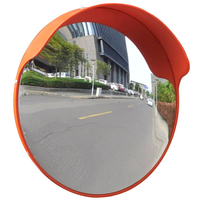 Oglindă de trafic convexă, portocaliu, 45 cm, plastic PC, de exterior - WALTI WALTI