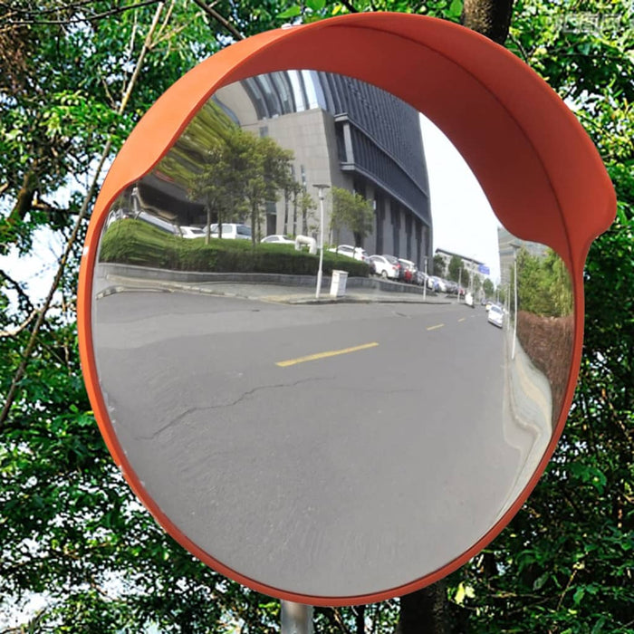 Oglindă de trafic convexă, portocaliu, 45 cm, plastic PC, de exterior - WALTI WALTI