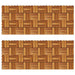 Set dale din lemn de acacia, 30 x 30 cm, 20 buc. - WALTI WALTI
