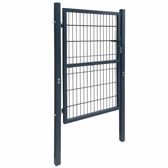Poartă de gard 2D (simplă) gri antracit 100x180 cm - WALTI WALTI